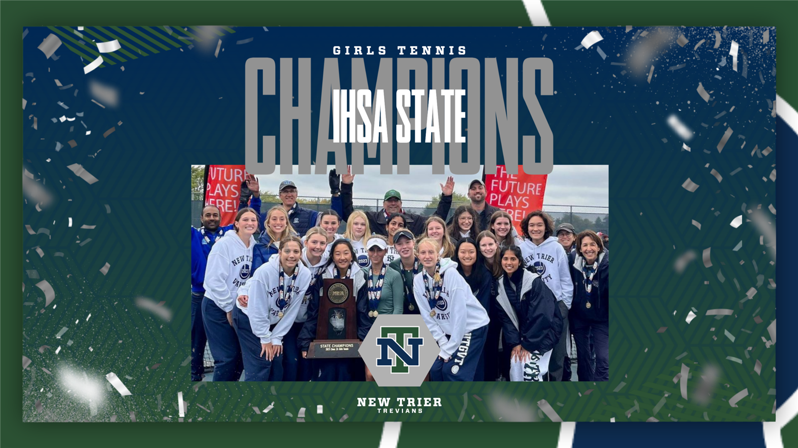 Girls Tennis 1st at State in 2023!
